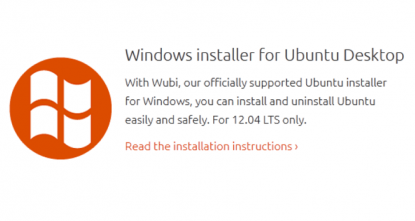การติดตั้ง Ubuntu แบบง่ายด้วย Wubi